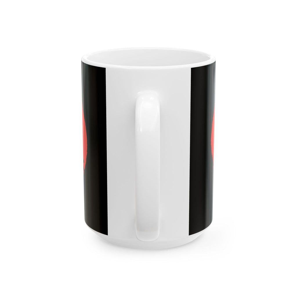 Samurai Red Moon Mug
