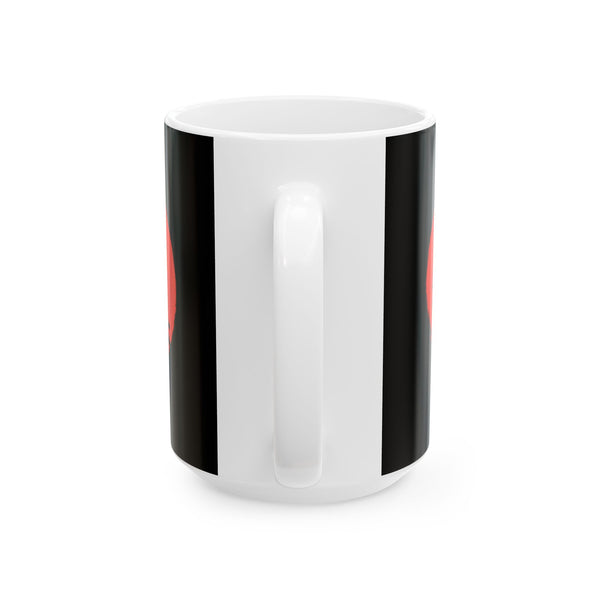 Samurai Red Moon Mug