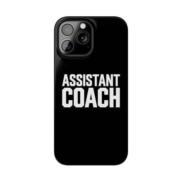 Premium Assistant Coach iPhone Case | Assistant Coach Gifts Slim Phone Cases
