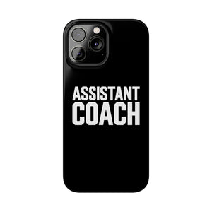 Premium Assistant Coach iPhone Case | Assistant Coach Gifts Slim Phone Cases Premium Assistant Coach iPhone Case | Assistant Coach Gifts Slim Phone Cases