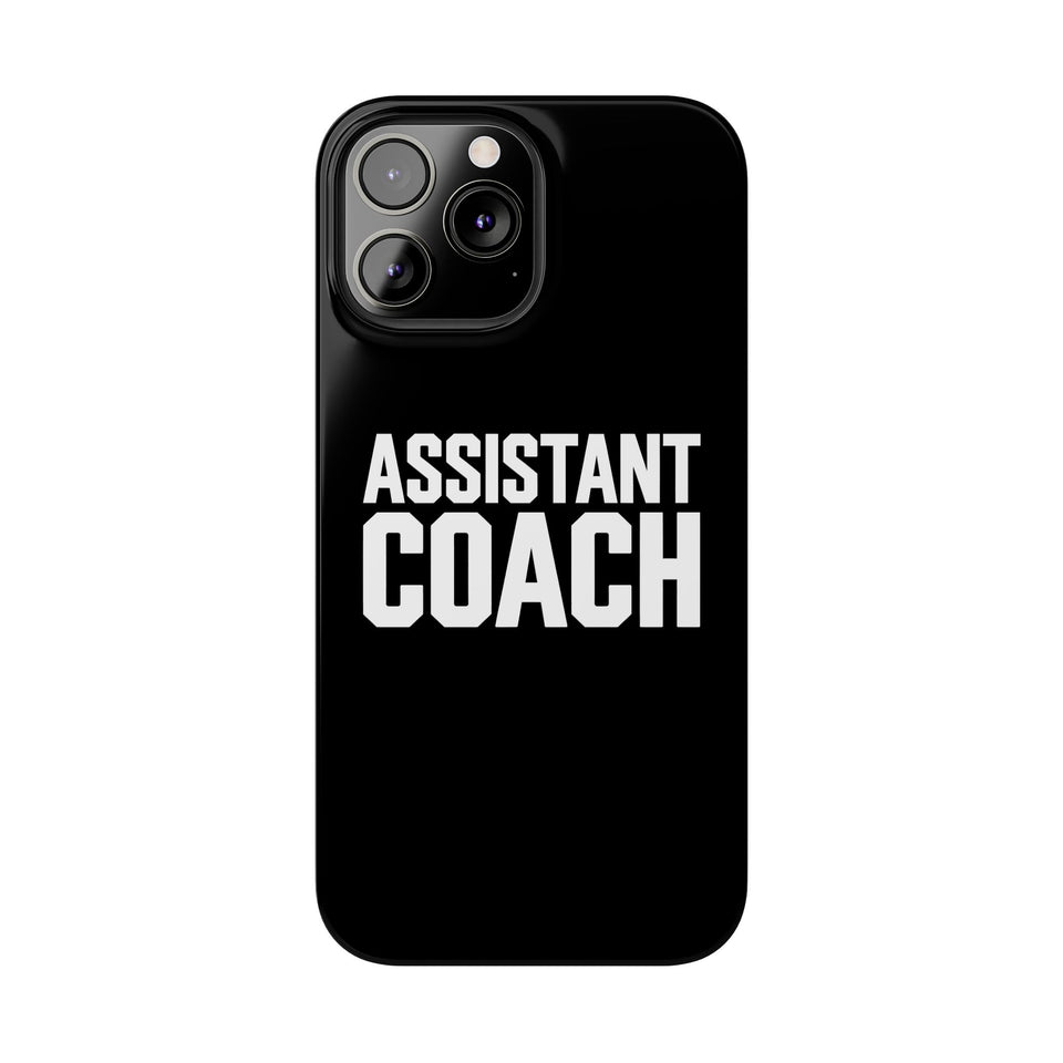 Premium Assistant Coach iPhone Case | Assistant Coach Gifts Slim Phone Cases