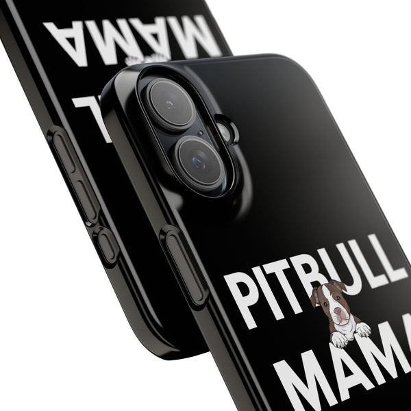 Premium Pitbull Mama 3 iPhone Case | Pitbull Gifts Slim Phone Cases