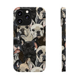 Premium French Bulldogs iPhone Case | Cute Frenchie Gifts Slim Phone Cases Premium French Bulldogs iPhone Case | Cute Frenchie Gifts Slim Phone Cases