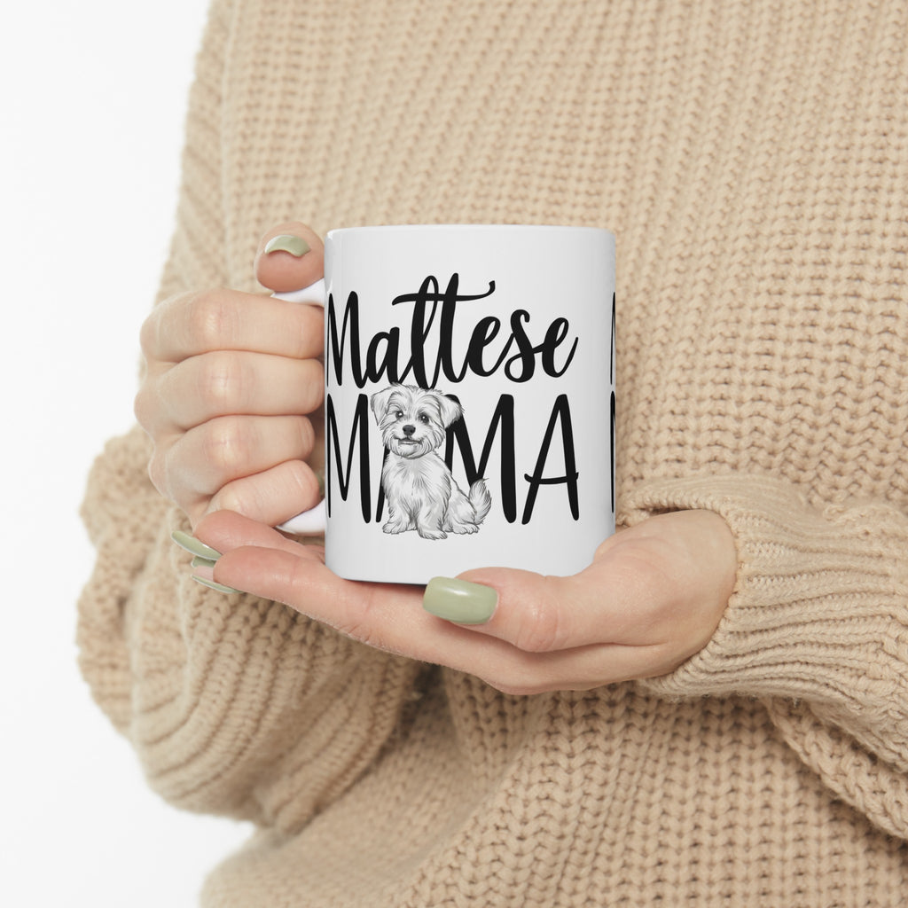 Maltese Mama Mug Maltese Dog 2 | Maltese Gift | Maltese Coffee Mug | Maltese Gift Ideas Mug 11oz
