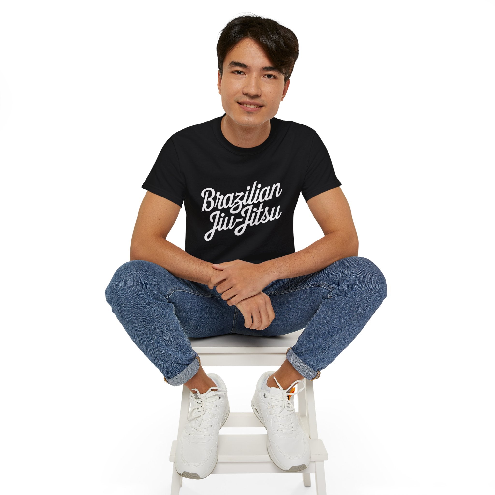 Brazilian Jiu Jitsu Cursive 2 Shirt | BJJ Gift | Brazilian Jiu Jitsu Merchandise | JiuJitsu Gifts | BJJ Presents Unisex T-Shirt