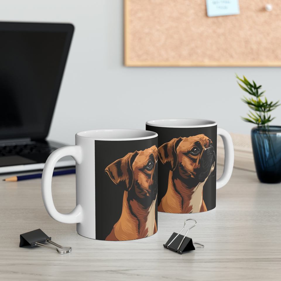 Cute Boxer Mug | Boxer Dog Coffee Mug | Cute Boxer Gifts | Funny Boxer Presents | Boxer Mug 2 11oz