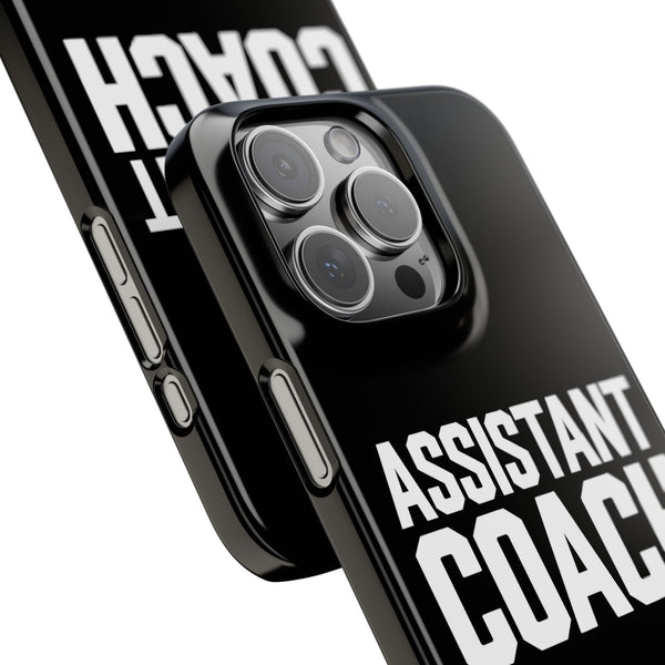 Premium Assistant Coach iPhone Case | Assistant Coach Gifts Slim Phone Cases