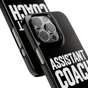 Premium Assistant Coach iPhone Case | Assistant Coach Gifts Slim Phone Cases Premium Assistant Coach iPhone Case | Assistant Coach Gifts Slim Phone Cases