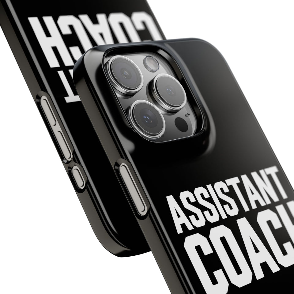 Premium Assistant Coach iPhone Case | Assistant Coach Gifts Slim Phone Cases