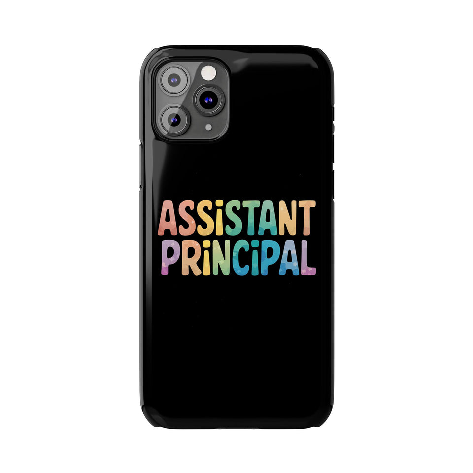 Premium Assistant Principal iPhone Case | Cute Assistant Principal Gifts Slim Phone Cases