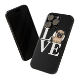 Love Pugs Slim iPhone Case | Cute Pug iPhone Case Love Pugs Slim iPhone Case | Cute Pug iPhone Case