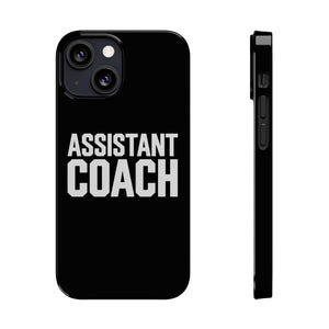 Premium Assistant Coach iPhone Case | Assistant Coach Gifts Slim Phone Cases Premium Assistant Coach iPhone Case | Assistant Coach Gifts Slim Phone Cases