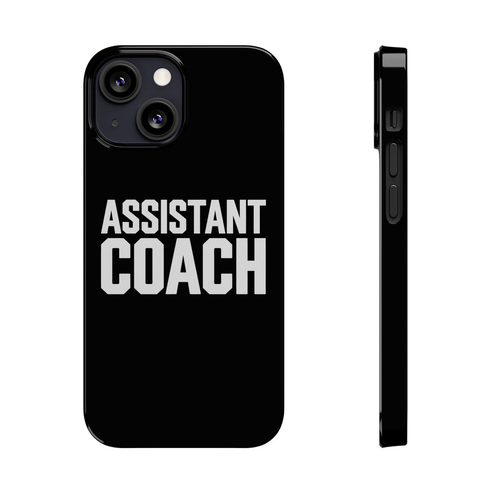 Premium Assistant Coach iPhone Case | Assistant Coach Gifts Slim Phone Cases