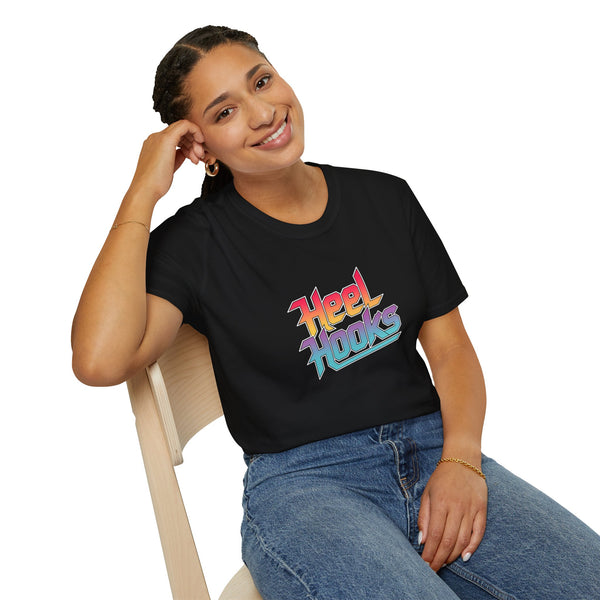 Retro Heel Hooks BJJ Unisex T-Shirt for Brazilian Jiu Jitsu Enthusiasts