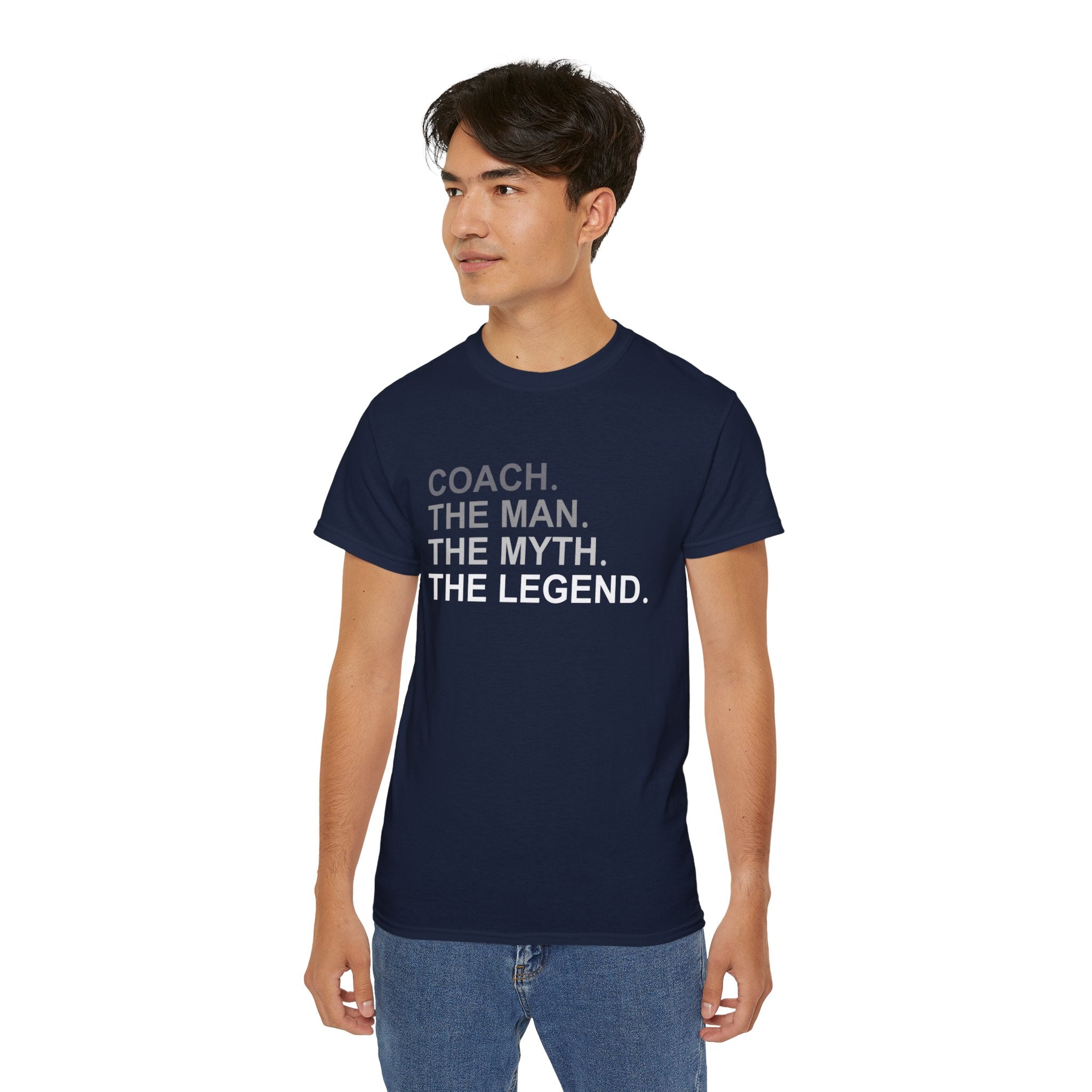 Coach The Man The Myth The Legend Shirt | Coach T Shirt | Unisex Ultra Cotton Coach Shirt