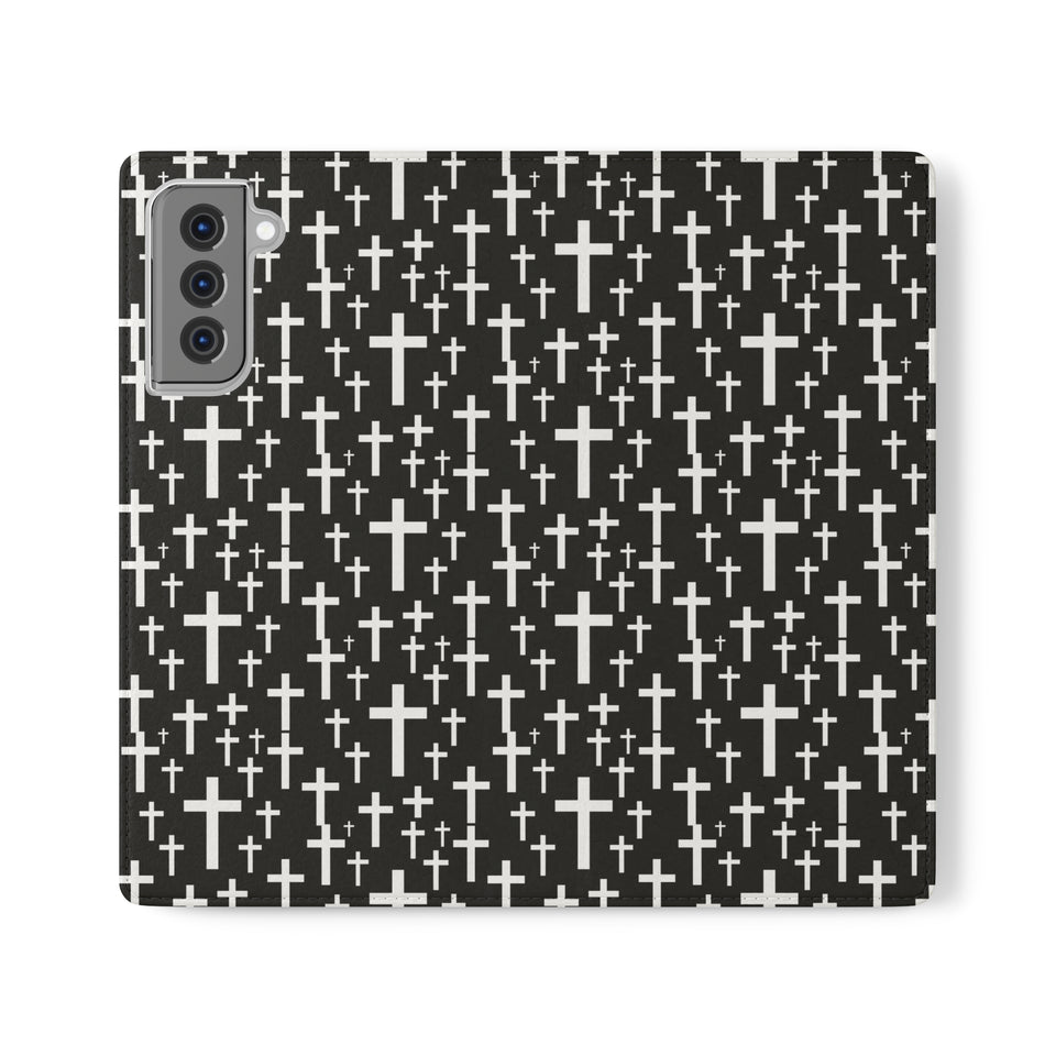 Faith Religion Jesus Cross Phone Case | Faith Religion Wallet Phone Case Gifts | IPhone & Samsung Galaxy Jesus Cross  Flip Cases