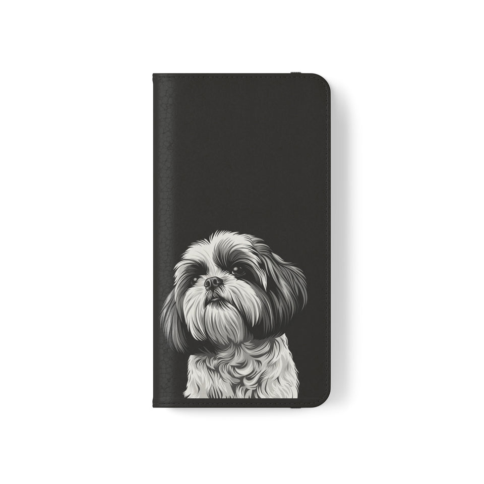 Shih Tzu Phone Case | Shih Tzu Wallet Phone Case | IPhone & Samsung Galaxy Shih Tzu Flip Cases