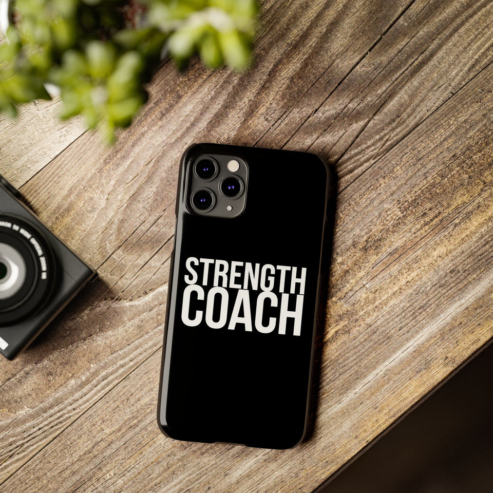 Premium Strength Coach iPhone Case | Strength Coach Gifts Slim Phone Cases