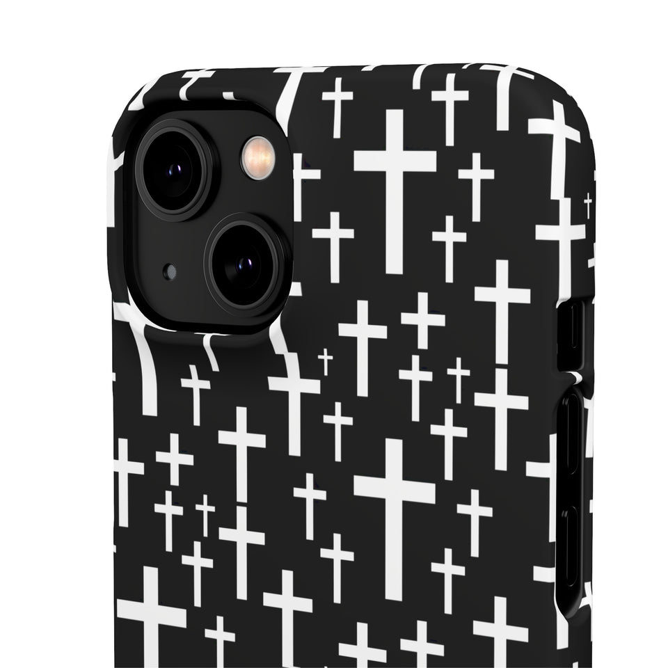 Faith In Jesus iPhone Christian Religion Phone Case | Faith Cross Phone Case | Christian Cross iPhone & Samsung Galaxy Snap Cases