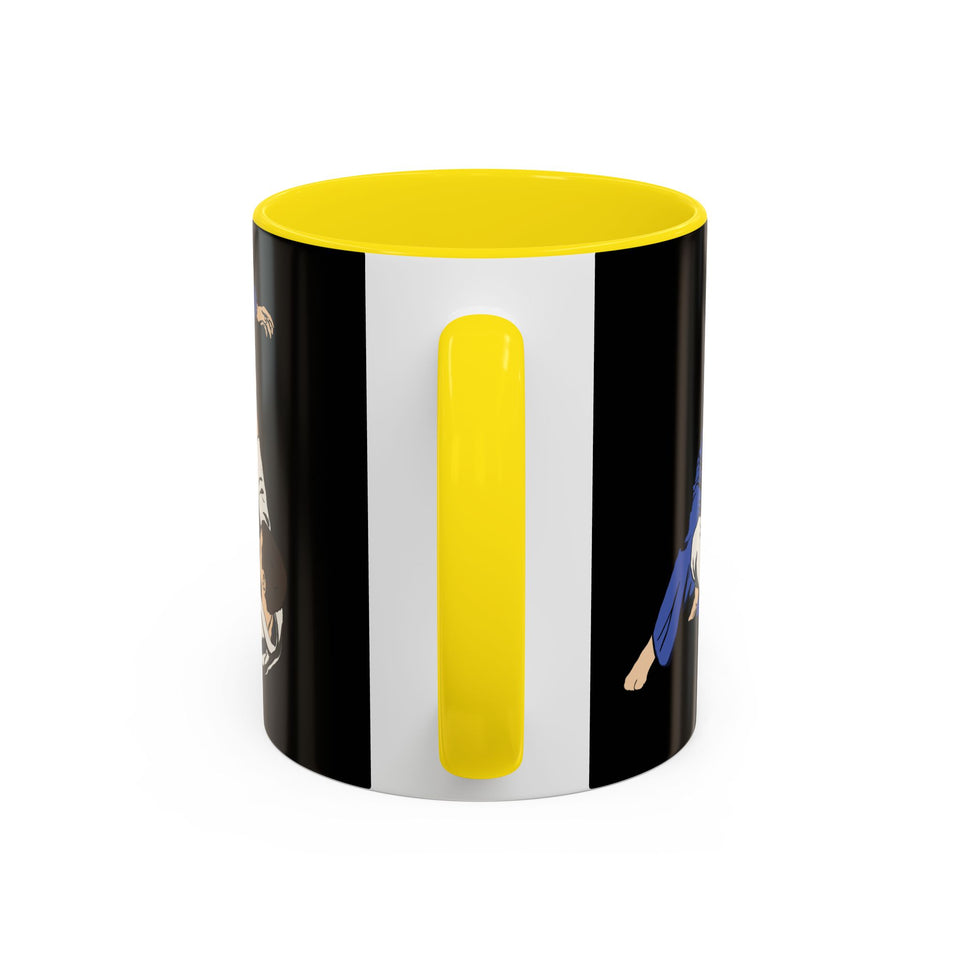 Brazilian Jiu Jitsu Rolling | BJJ Accent Coffee Mug