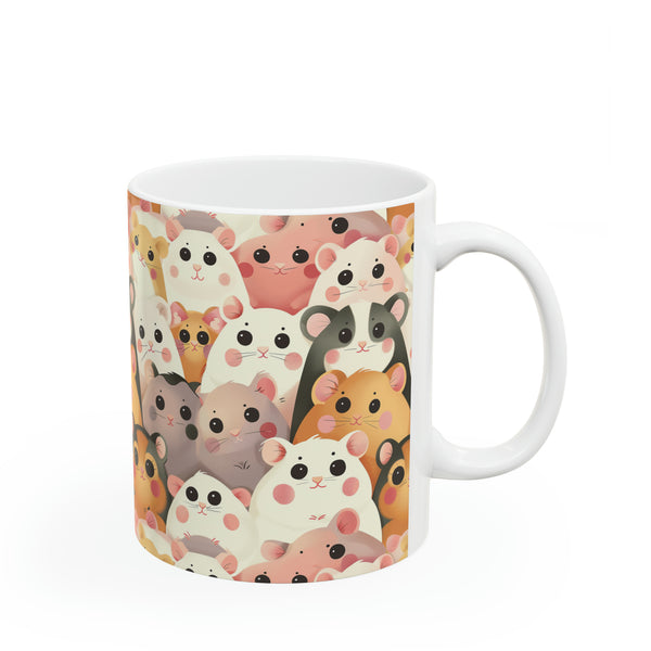 Funny Hamster Mug  | Kawaii Hamster Mom Coffee Mug | Cute Hamster Gift Coffee Mug 11oz
