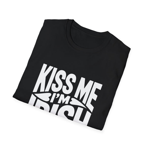 Kiss Me I'm Irish Ireland Graphic T-Shirt — St. Patrick's Day Irish Pride Tee