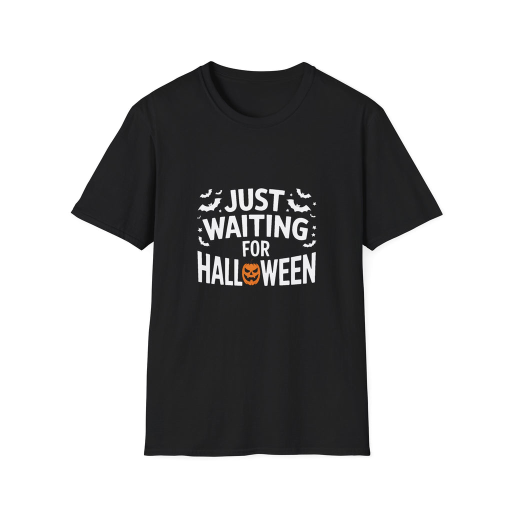 Halloween Unisex T-Shirt - Just Waiting For Halloween Shirt