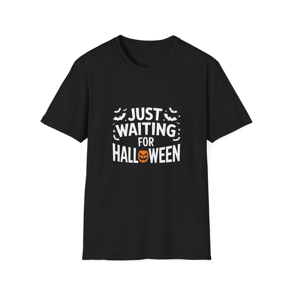 Halloween Unisex T-Shirt - Just Waiting For Halloween Shirt