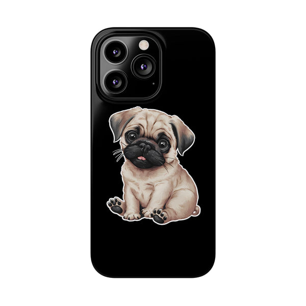 Premium Pug Puppy iPhone Case | Cute Pug Gifts Slim Phone Cases