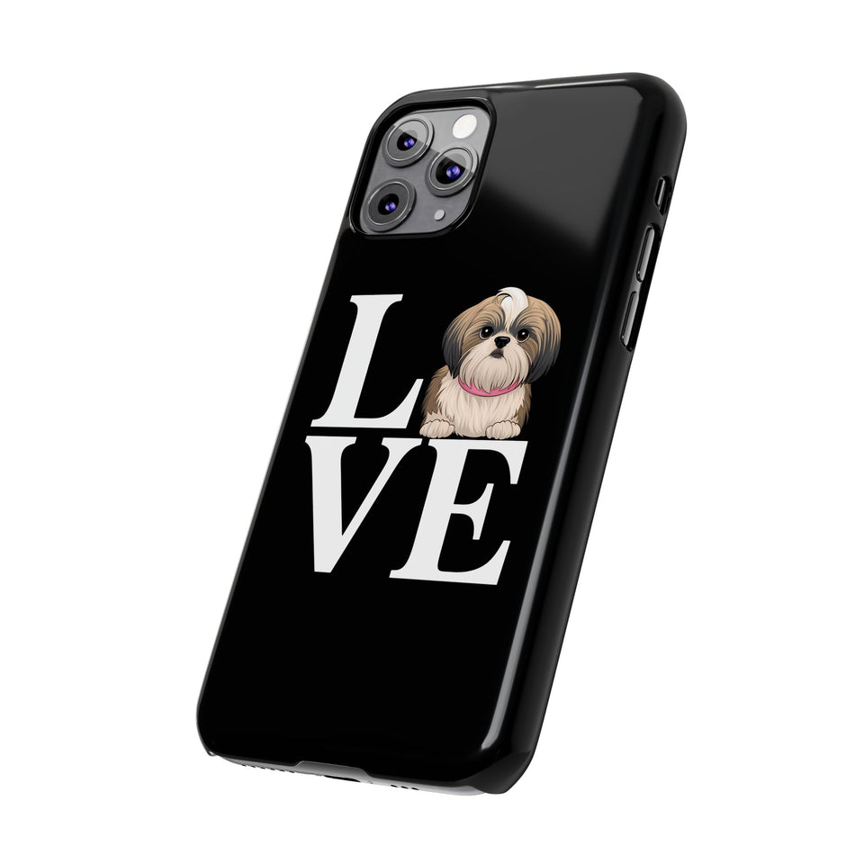 Premium Love Shih Tzu iPhone Case | Cute Shih Tzu Slim Phone Cases