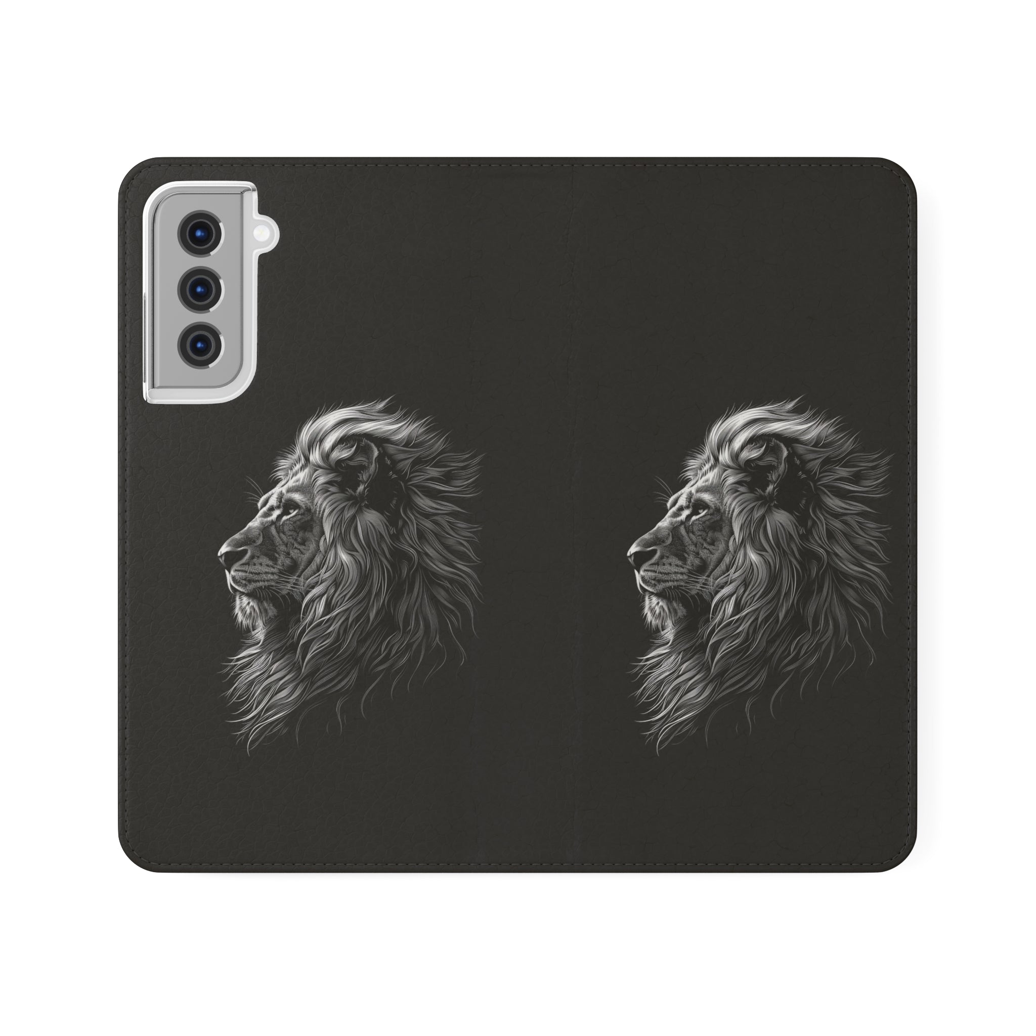 Lion Phone Case | Lion Wallet Phone Case Gifts | IPhone & Samsung Galaxy Lion Flip Cases