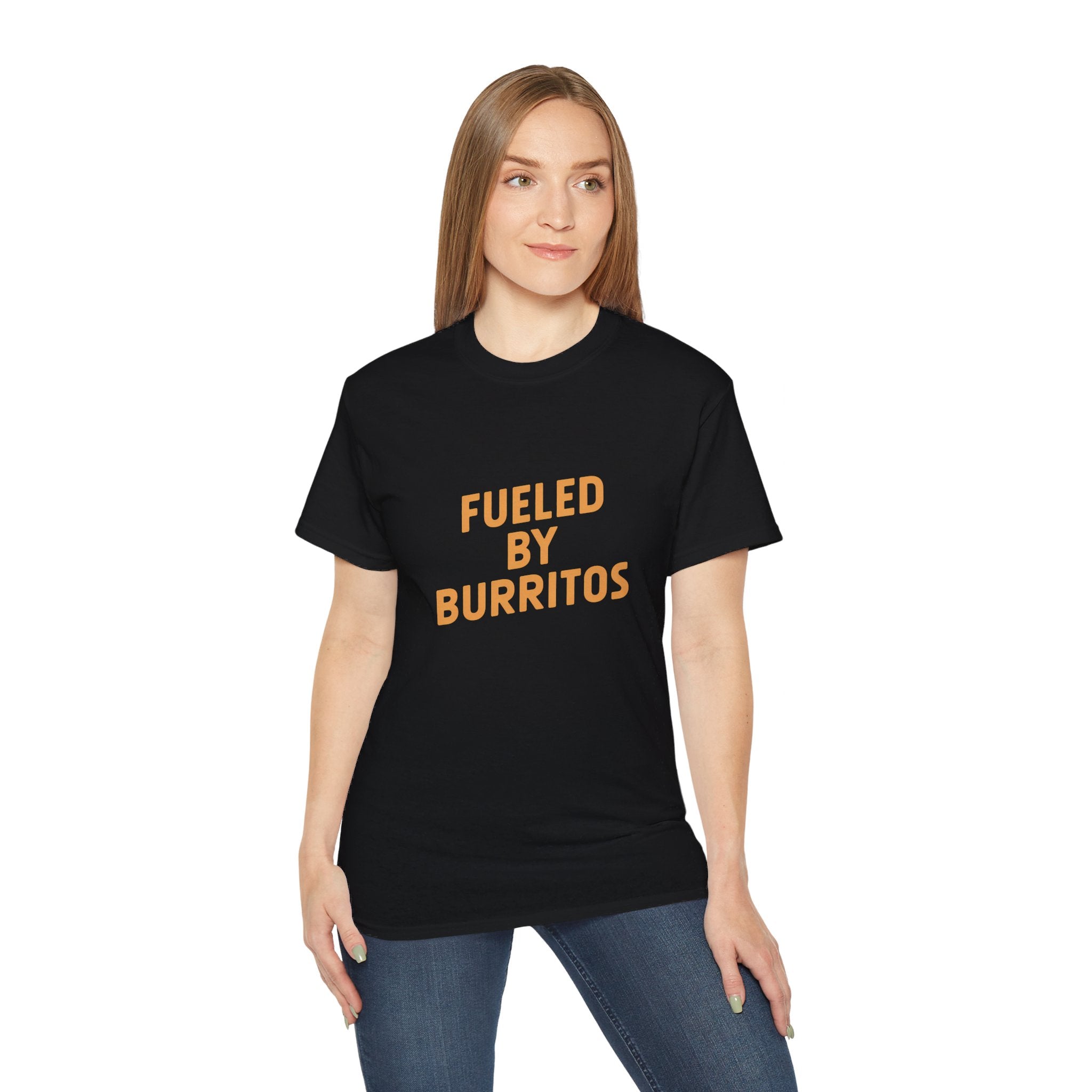 Fueled By Burritos Shirt | Burritos Gift | Burritos Lover Merchandise | Burritos Gifts | Burritos Presents Unisex T-Shirt