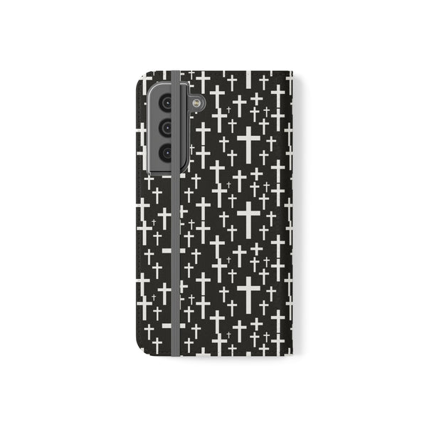 Faith Religion Jesus Cross Phone Case | Faith Religion Wallet Phone Case Gifts | IPhone & Samsung Galaxy Jesus Cross  Flip Cases