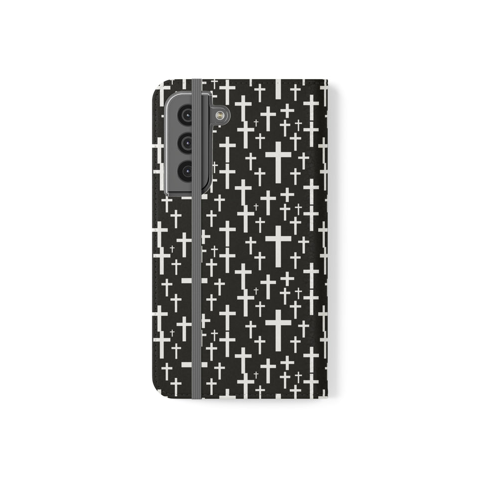 Faith Religion Jesus Cross Phone Case | Faith Religion Wallet Phone Case Gifts | IPhone & Samsung Galaxy Jesus Cross  Flip Cases