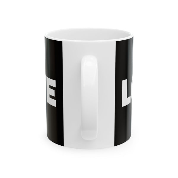Love Jesus Ceramic Mug | Love Faith In Jesus Gifts (11oz)