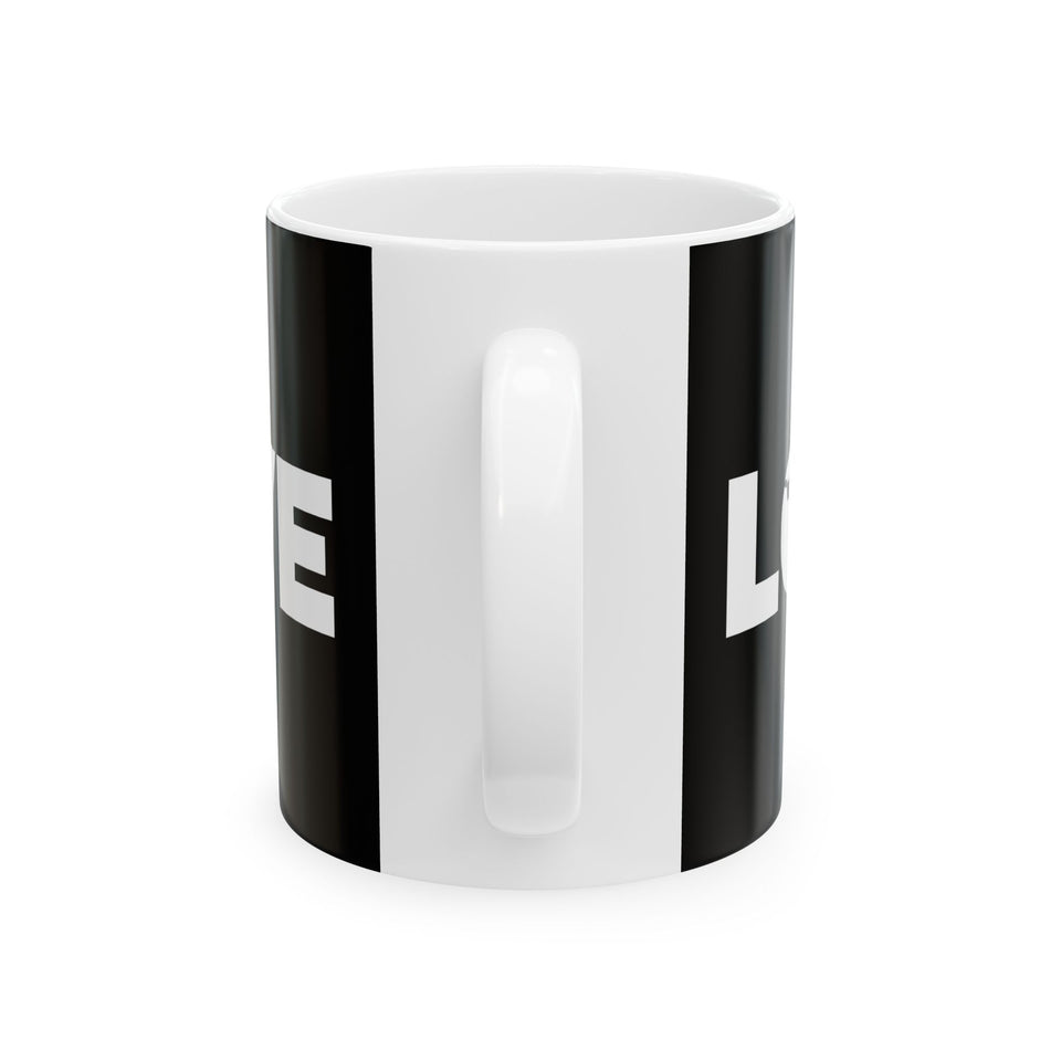 Love Jesus Ceramic Mug | Love Faith In Jesus Gifts (11oz)