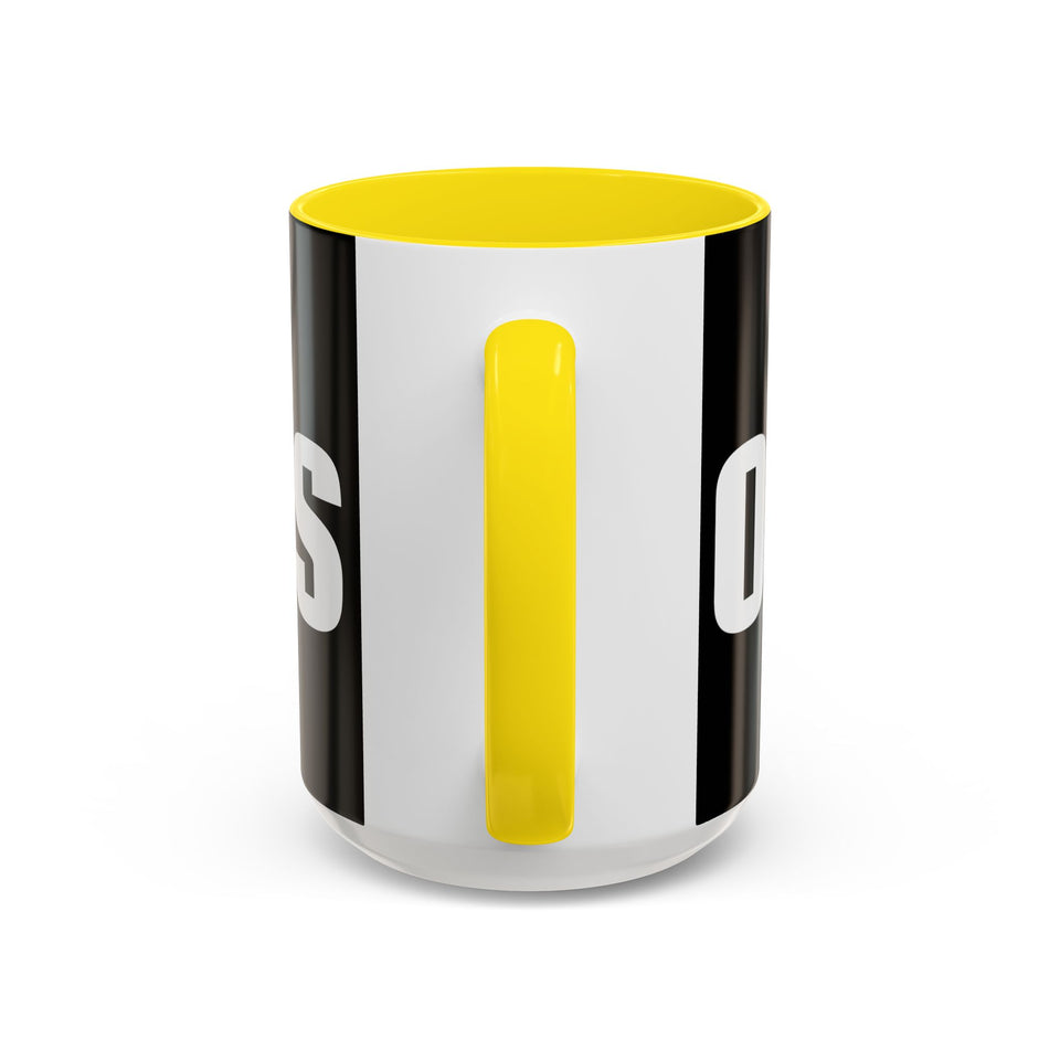 Brazilian Jiu Jitsu OSS | BJJ Accent Coffee Mug