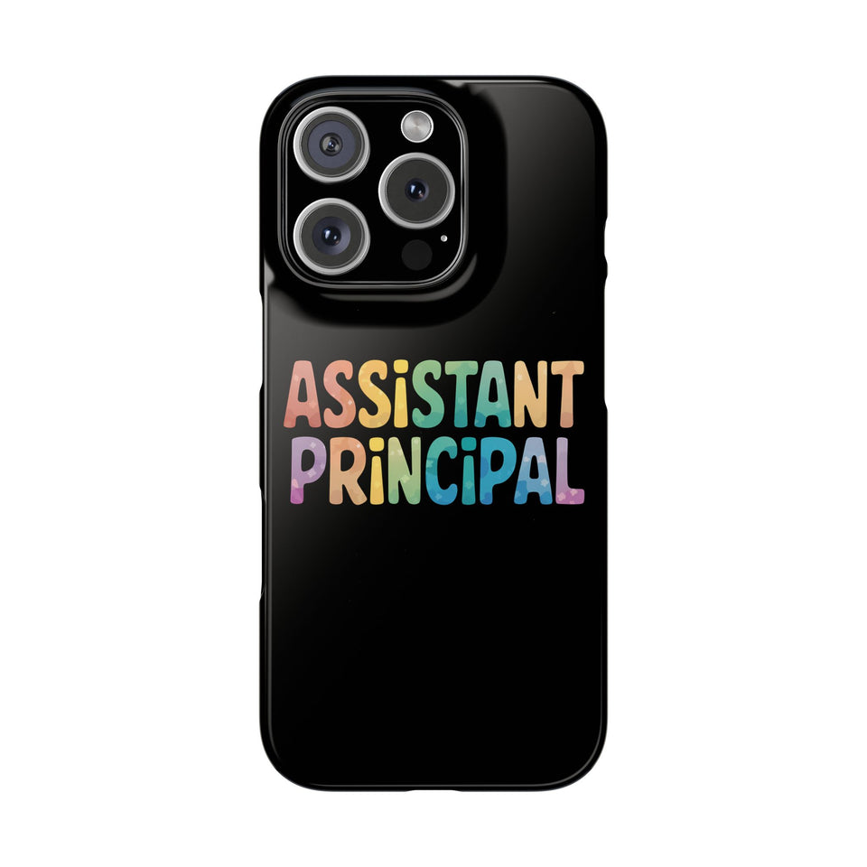 Premium Assistant Principal iPhone Case | Cute Assistant Principal Gifts Slim Phone Cases