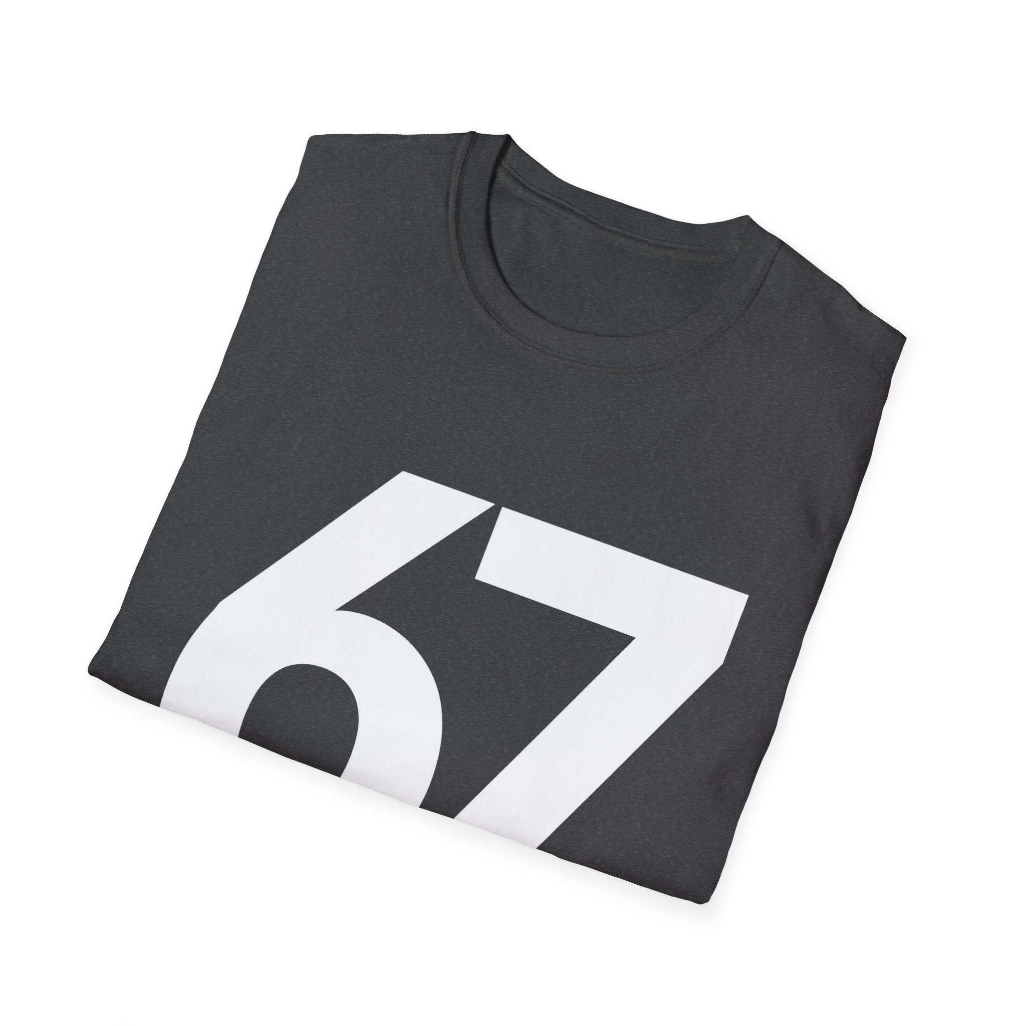 67 Six Seven Funny T-Shirt — Retro Humorous Graphic Tee