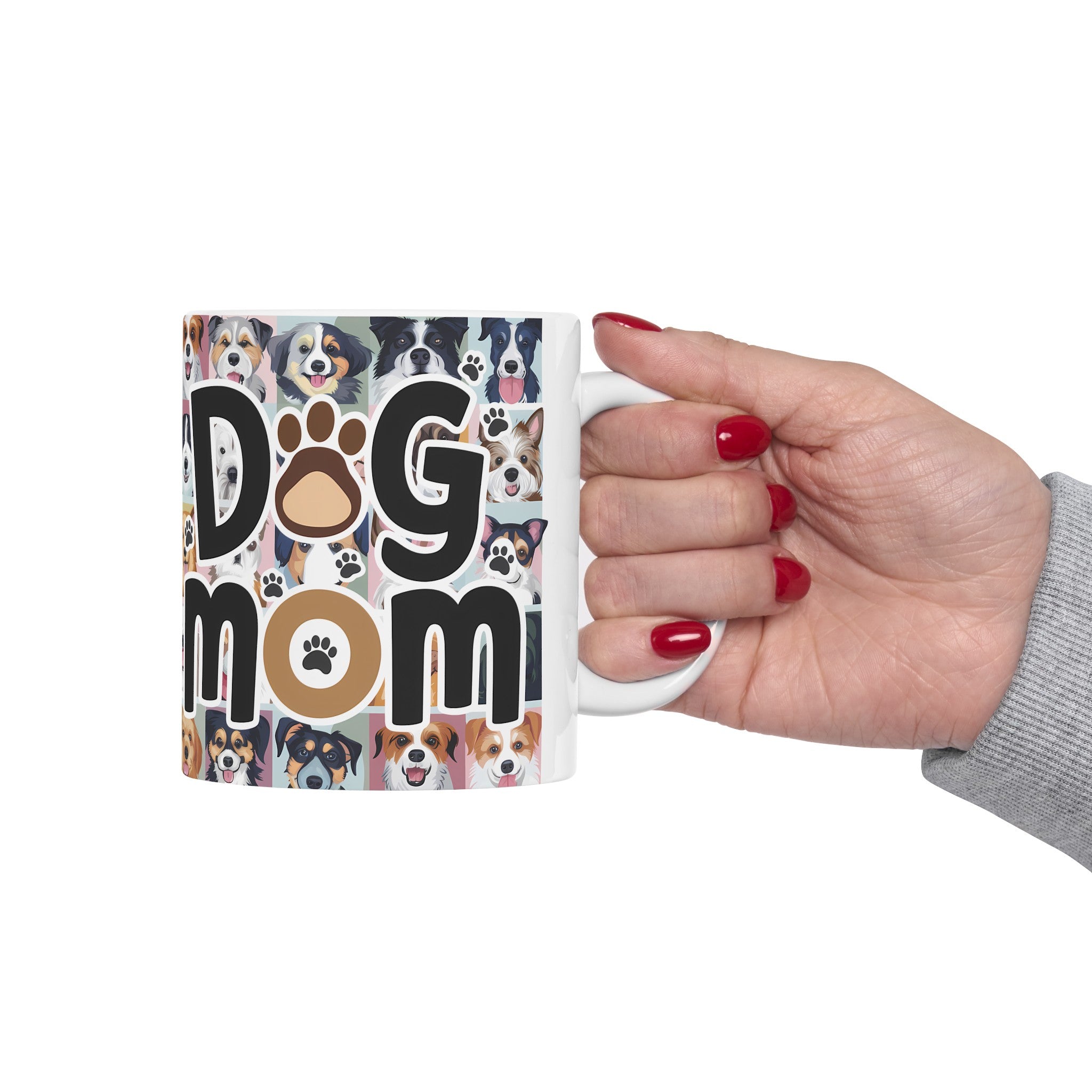 Dog Mom Mug | Dog Mom Gift | Dog Mom Coffee Mug | Dog Mom Presents Mug 11oz 2