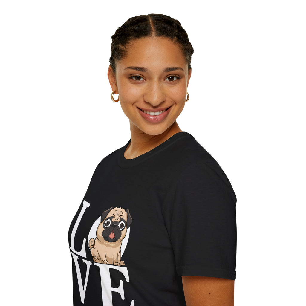Love Pugs T-Shirt | Pug Gifts Unisex T-Shirt