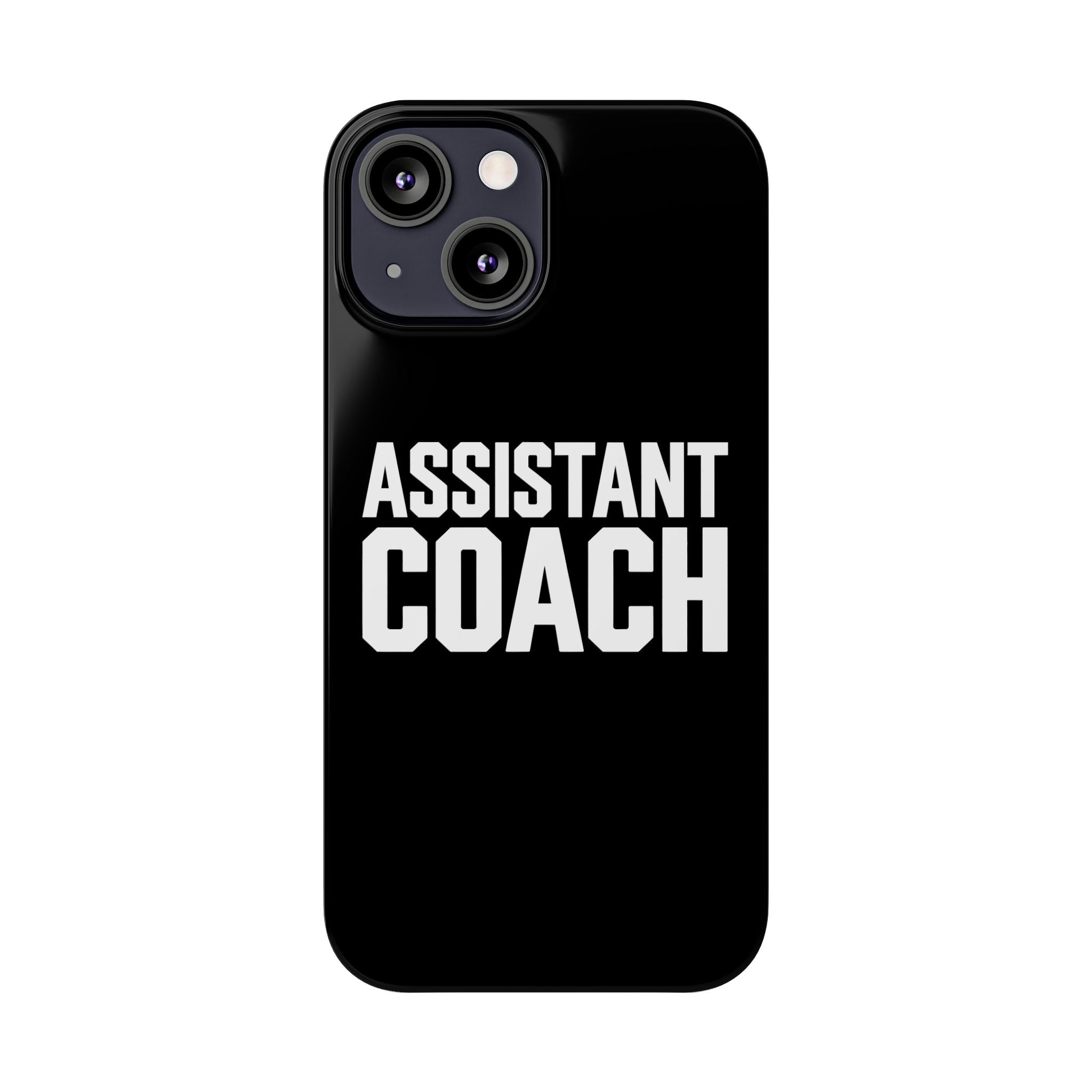 Premium Assistant Coach iPhone Case | Assistant Coach Gifts Slim Phone Cases