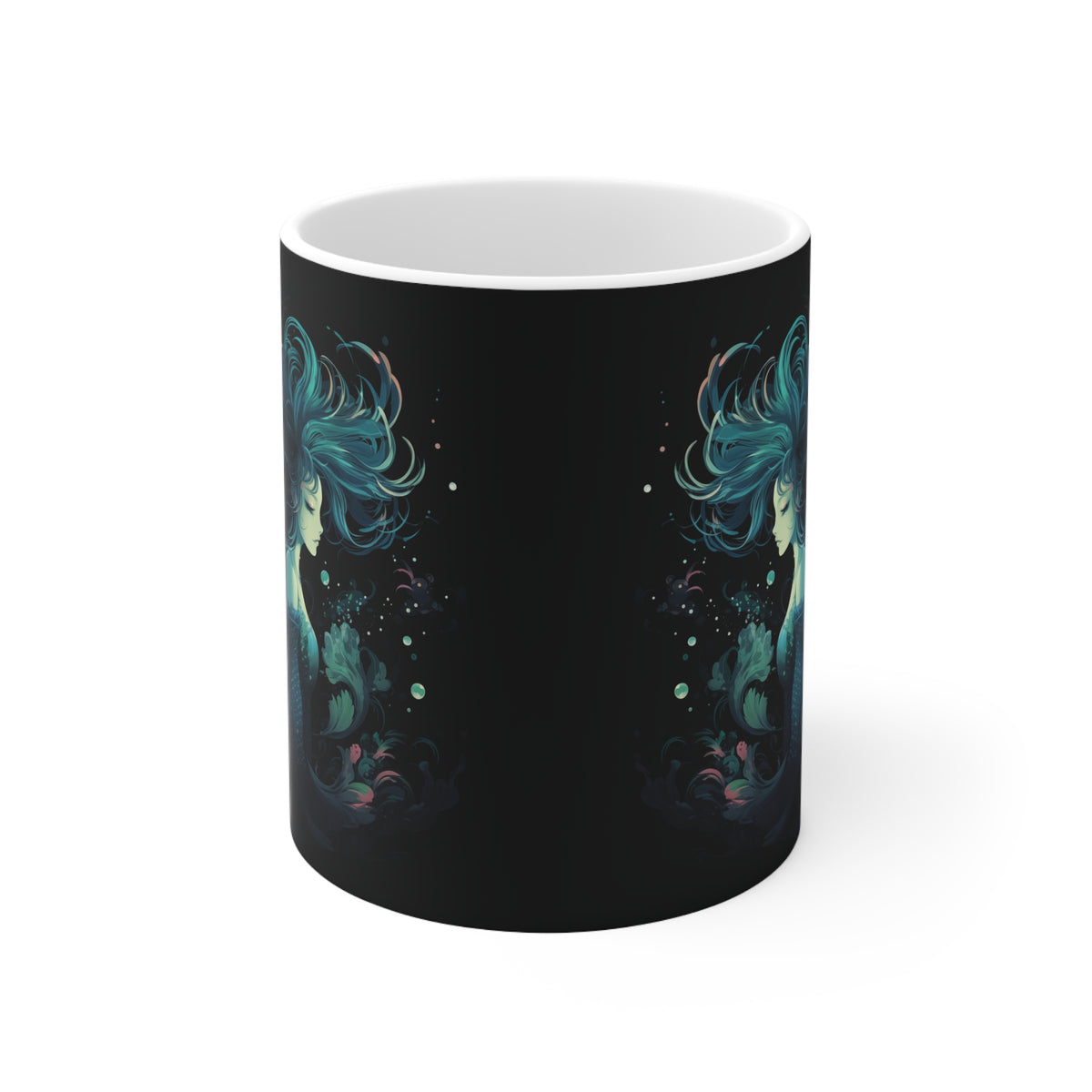 mermaid mug, mermaid coffee mug, mermaid gift, mermaid gifts for women, mermaid gifts for adults, mermaid presents, black mermaid shirt, mermaid shirts for adults