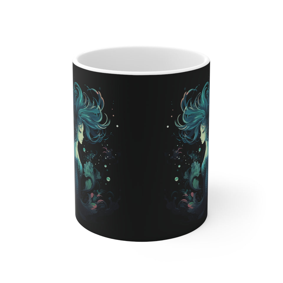 mermaid mug, mermaid coffee mug, mermaid gift, mermaid gifts for women, mermaid gifts for adults, mermaid presents, black mermaid shirt, mermaid shirts for adults