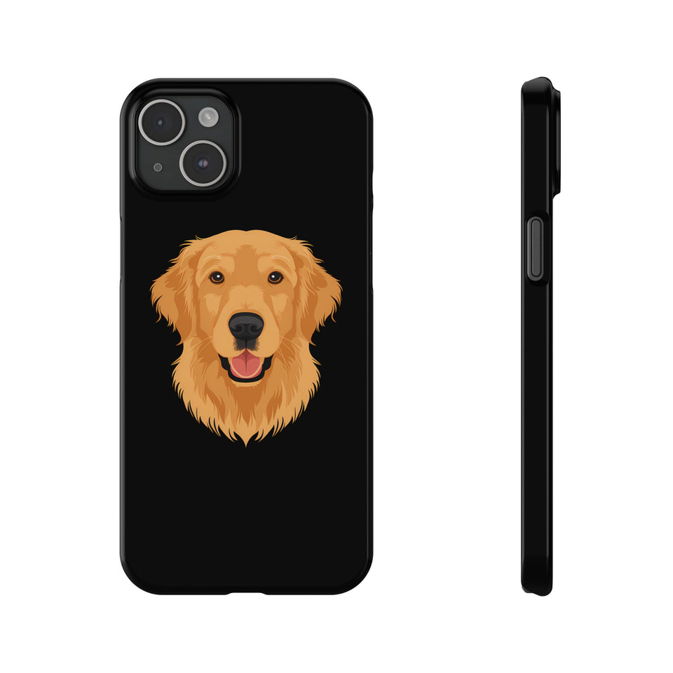 Premium Golden Retriever iPhone Case | Golden Retriever Gifts Slim Phone Cases