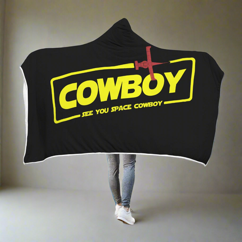 Cowboy A Space Cowboy Story Hooded Blanket