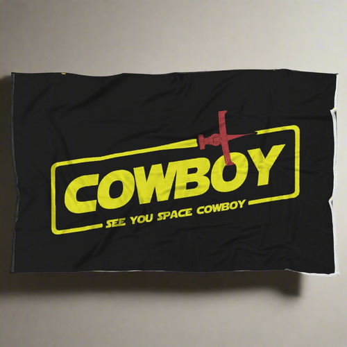 Cowboy A Space Cowboy Story Blanket