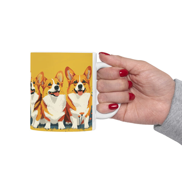 Corgi Mug Group | Corgi Gift | Corgi Coffee Mug | Corgi Presents Mug 11oz