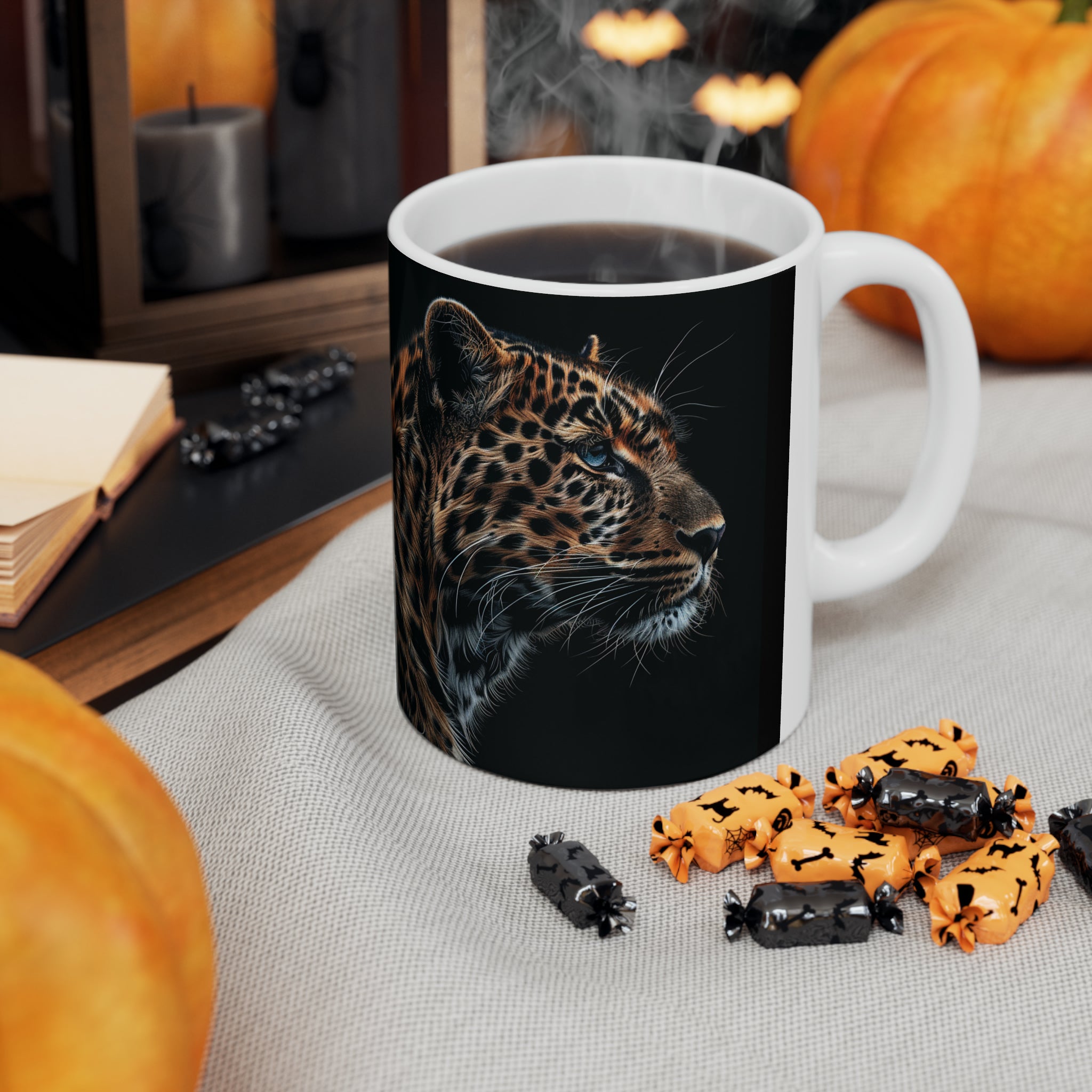 Leopard Mug | Leopard Coffee Mug | Cute Leopard Gift | Leopard Presents | Leopard Mug 1 11oz