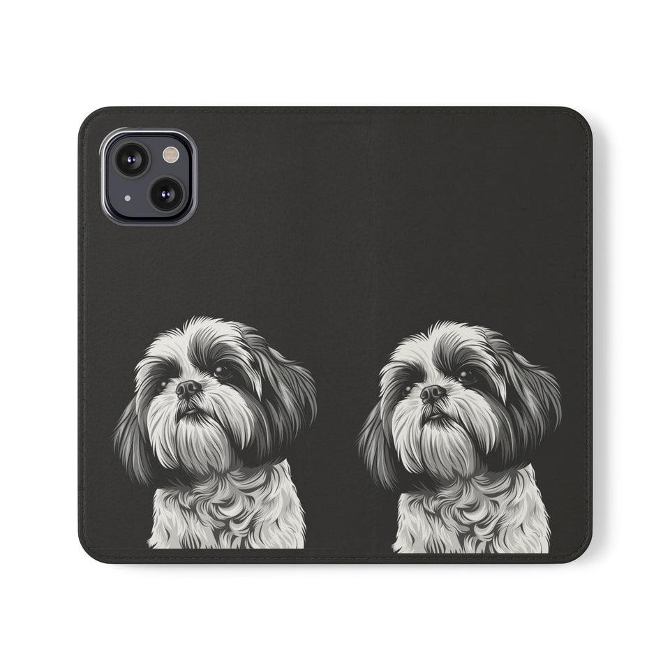 Shih Tzu Phone Case | Shih Tzu Wallet Phone Case | IPhone & Samsung Galaxy Shih Tzu Flip Cases